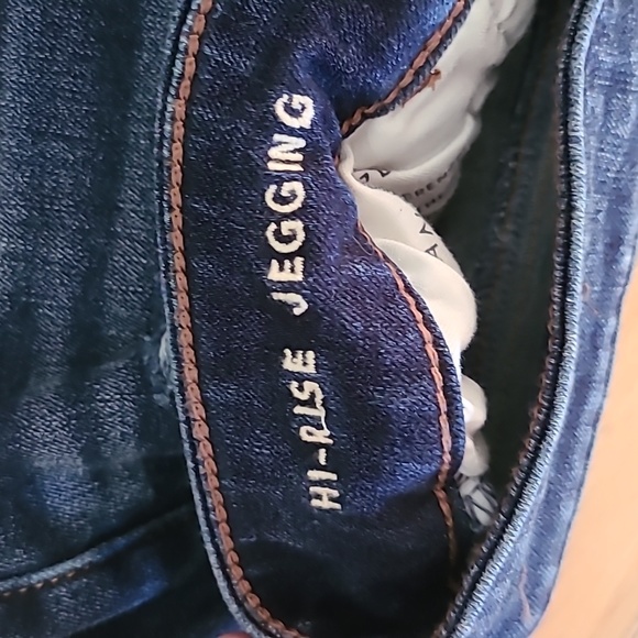 American Eagle Size 5 high rise jeggings - Picture 7 of 8